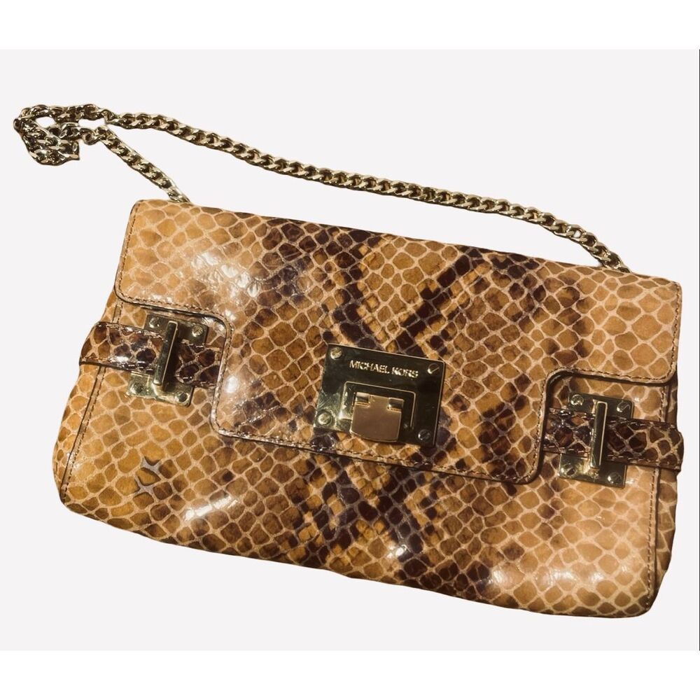 Michael Kors Python Shoulder Bag/Clutch - image 1